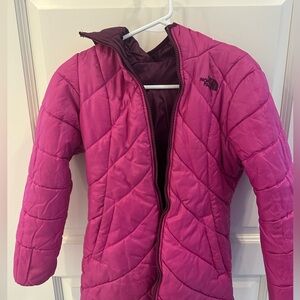 North Face reversible jacket, Girls size 11-12, EUC
